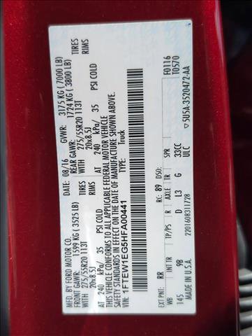 Used 2017 Ford F150 Platinum w/ Equipment Group 701A Luxury AWD/4WD image 26