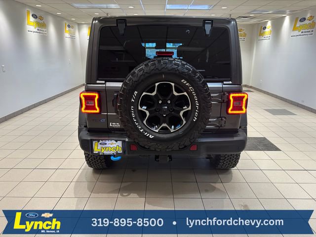 Used 2022 Jeep Wrangler Unlimited Rubicon 4xe w/ Steel Bumper Group image 23