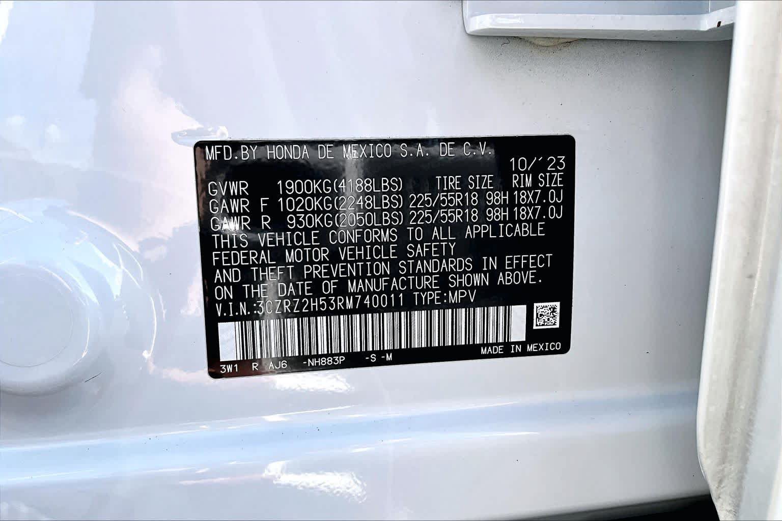 Used 2024 Honda HR-V Sport image 34