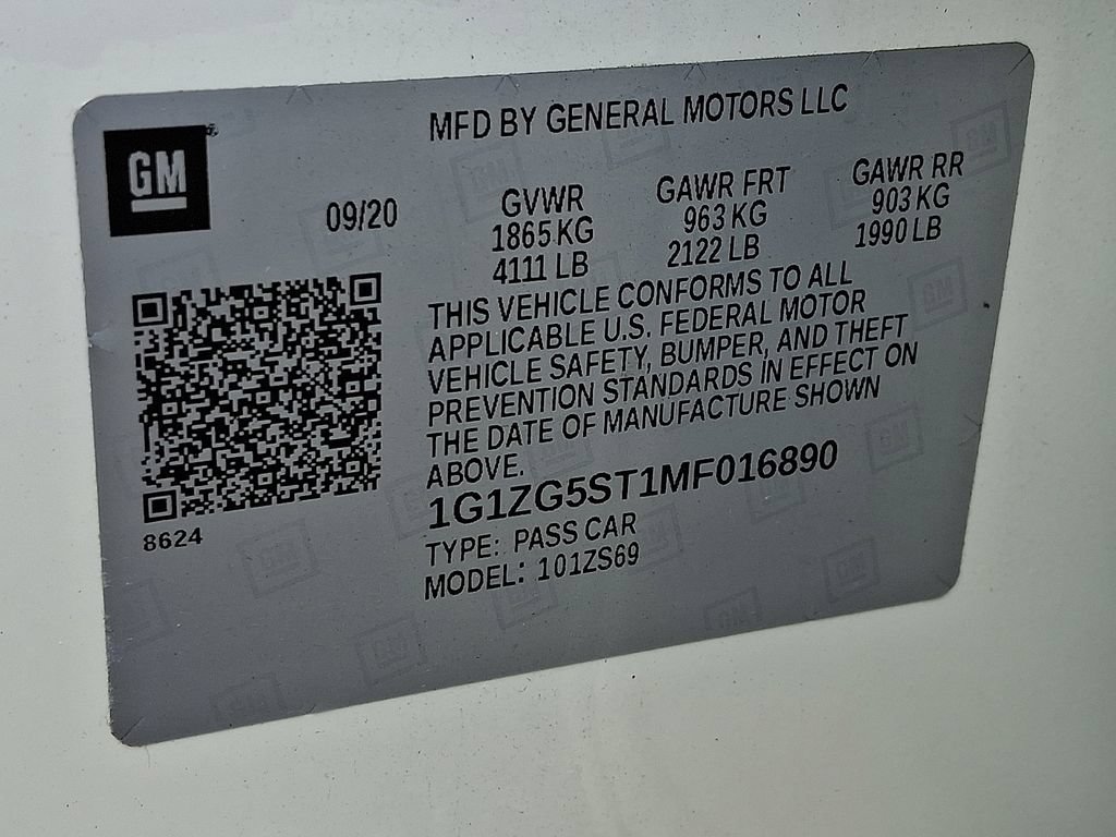 Used 2021 Chevrolet Malibu RS FWD image 19