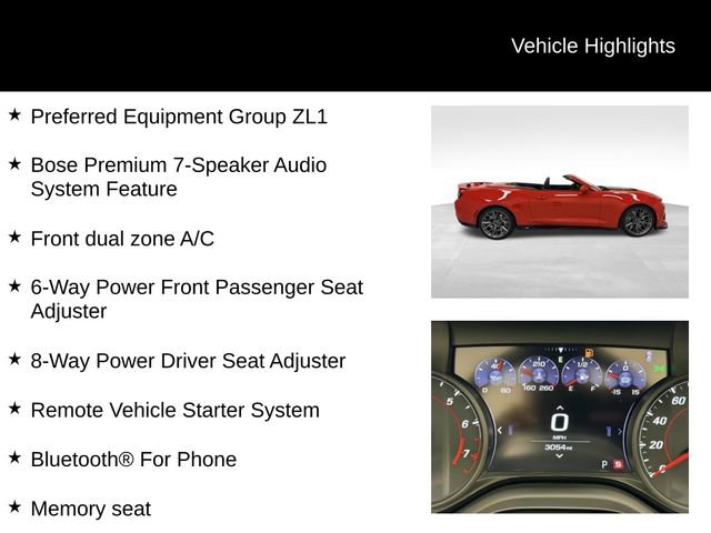 Certified 2023 Chevrolet Camaro ZL1 RWD image 16