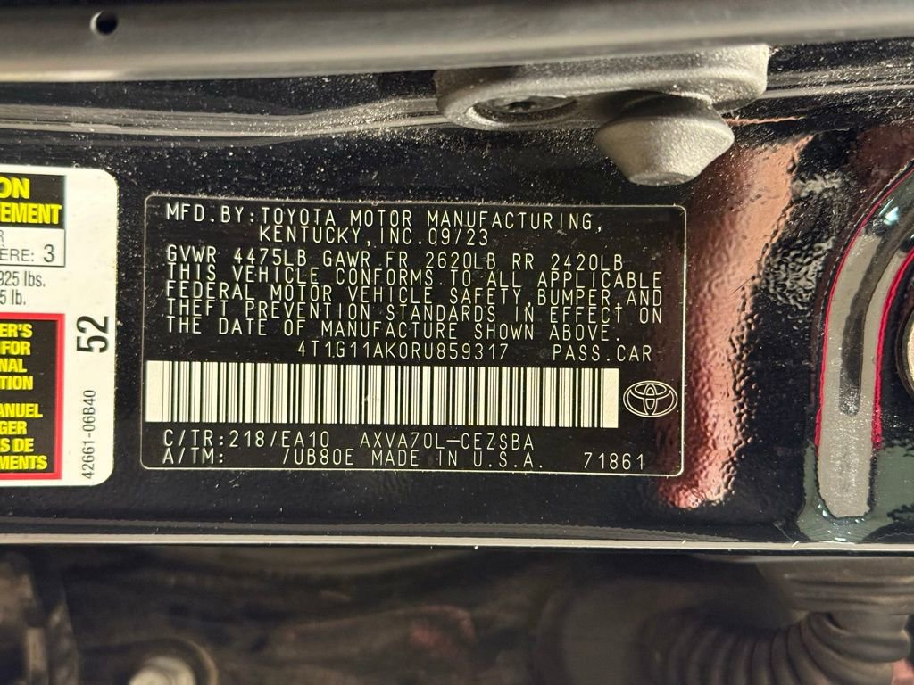 Certified 2024 Toyota Camry SE image 27