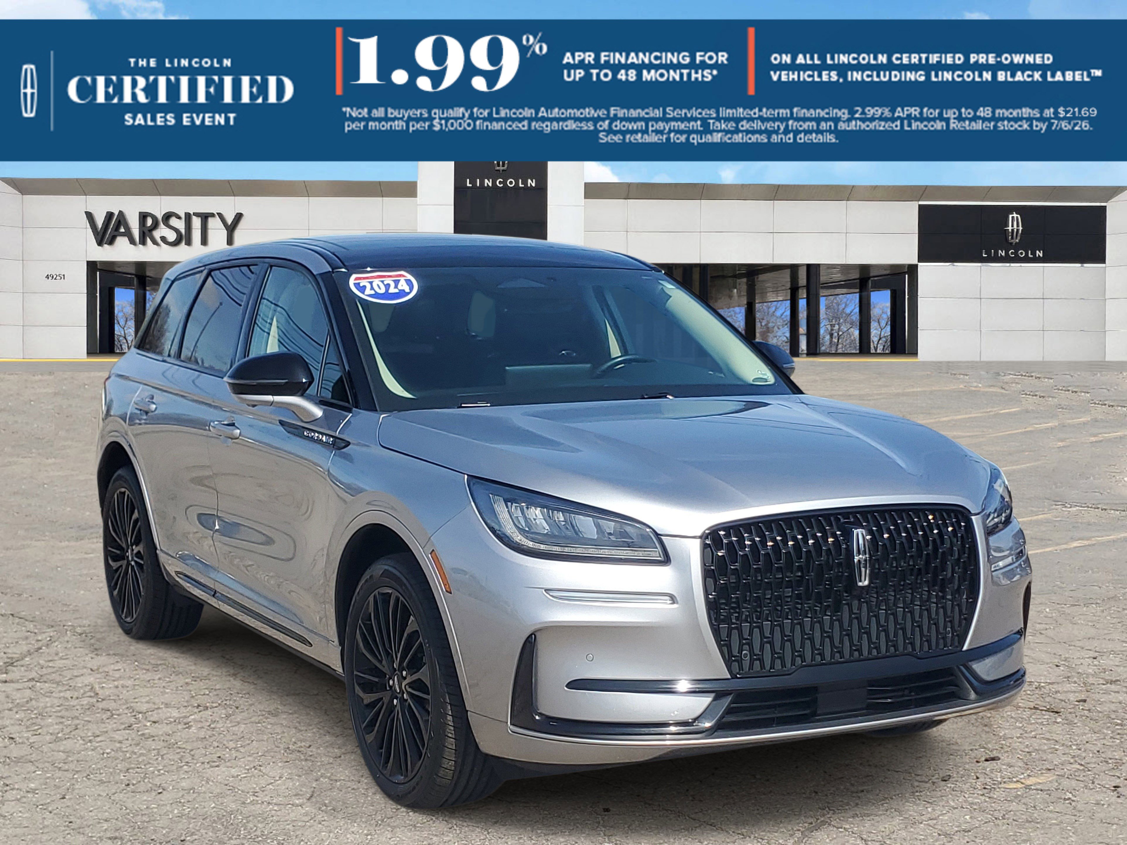 Certified 2024 Lincoln Corsair AWD w/ Equipment Group 101A
