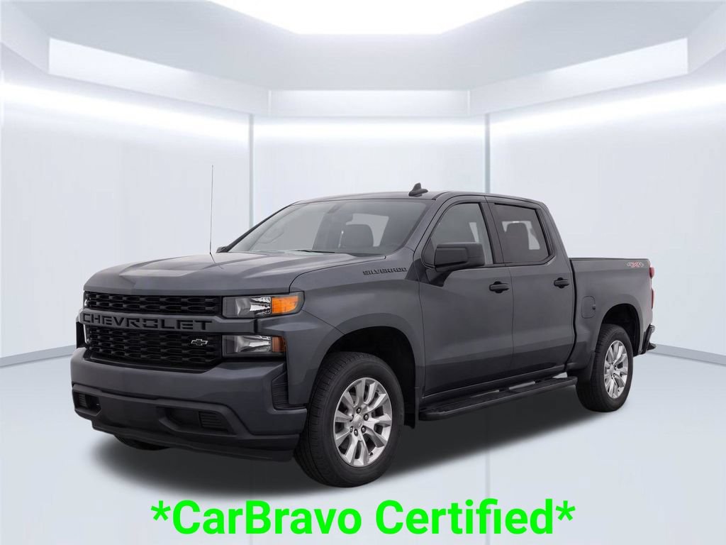 Certified 2021 Chevrolet Silverado 1500 Custom w/ LPO, Dark Essentials Package AWD/4WD image 2