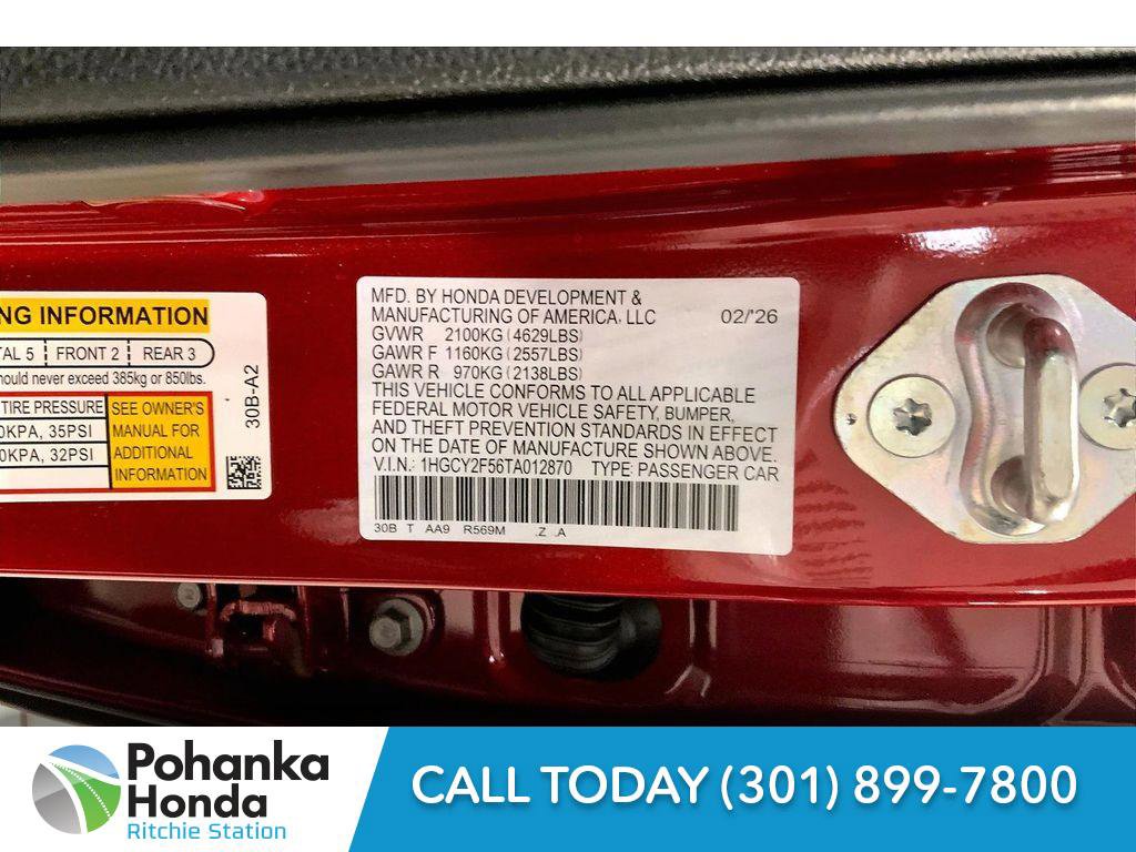 New 2026 Honda Accord Hybrid Sport image 21