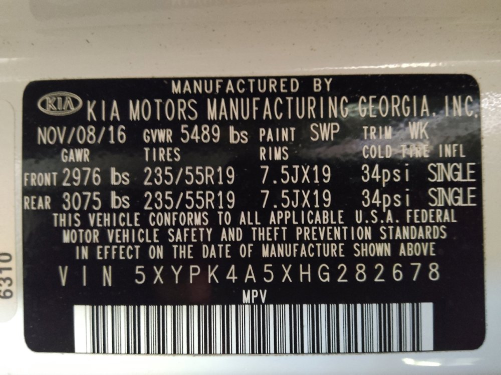 Used 2017 Kia Sorento SX image 33