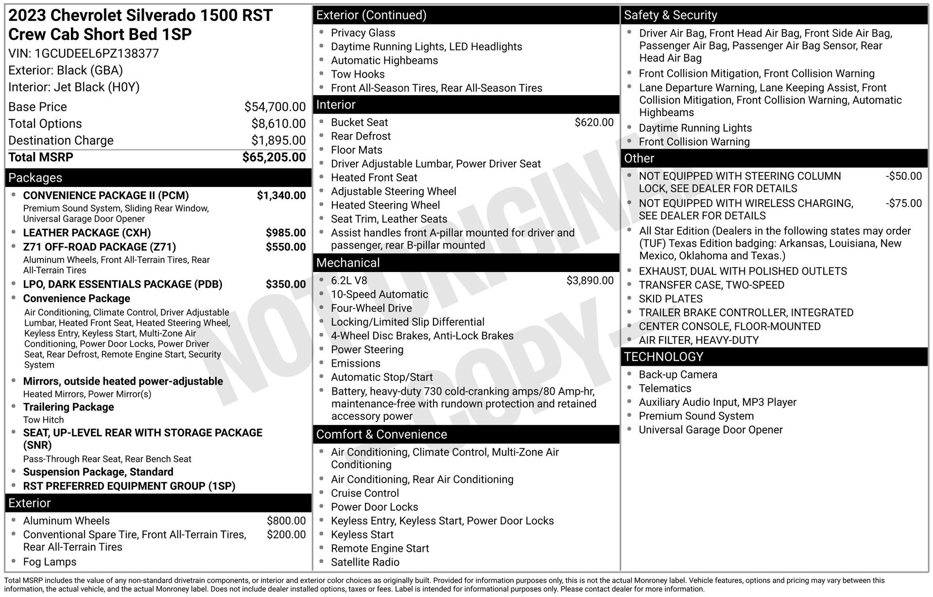 Used 2023 Chevrolet Silverado 1500 RST w/ Convenience Package II image 3