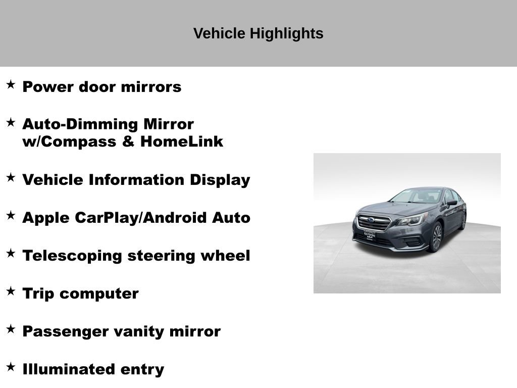 Used 2018 Subaru Legacy 2.5i Premium AWD/4WD image 53