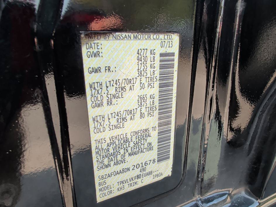 Used 2013 Nissan NV 3500 SL w/ Technology Pkg RWD image 32