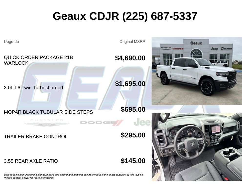 New 2026 RAM 1500 Classic Warlock AWD/4WD image 5
