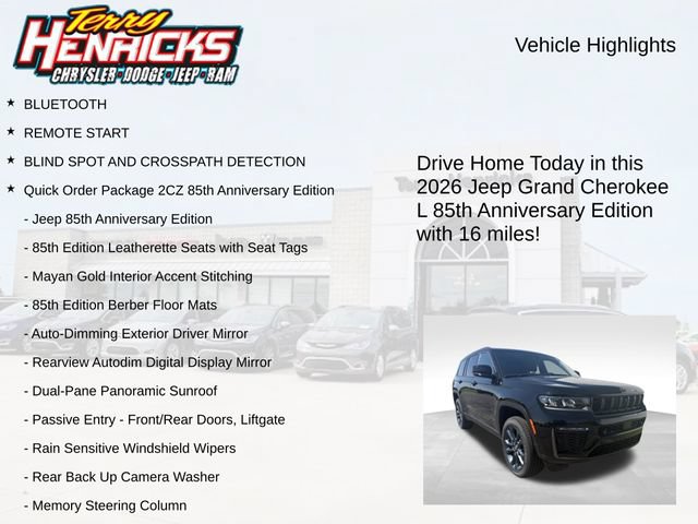 New 2026 Jeep Grand Cherokee L Limited AWD/4WD image 4