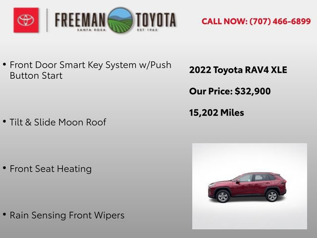 Used 2022 Toyota RAV4 XLE w/ Convenience Package FWD image 10