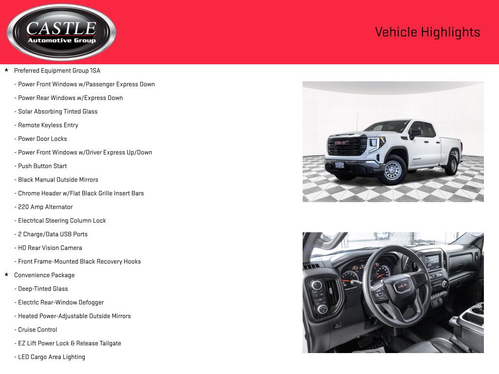Used 2023 GMC Sierra 1500 Pro w/ Convenience Package AWD/4WD image 3