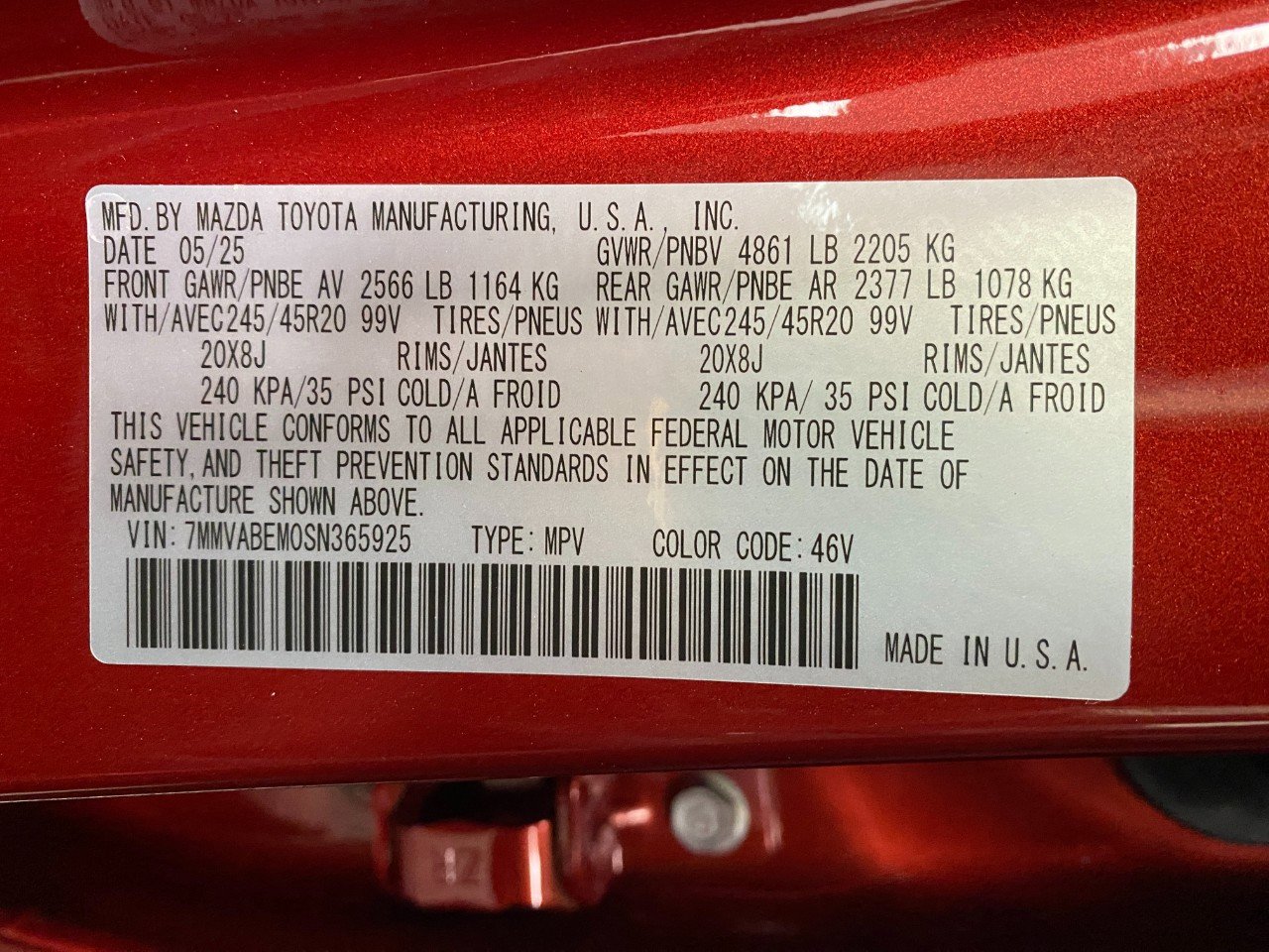 New 2025 MAZDA CX-50 AWD 2.5 S w/ Cargo Package image 31