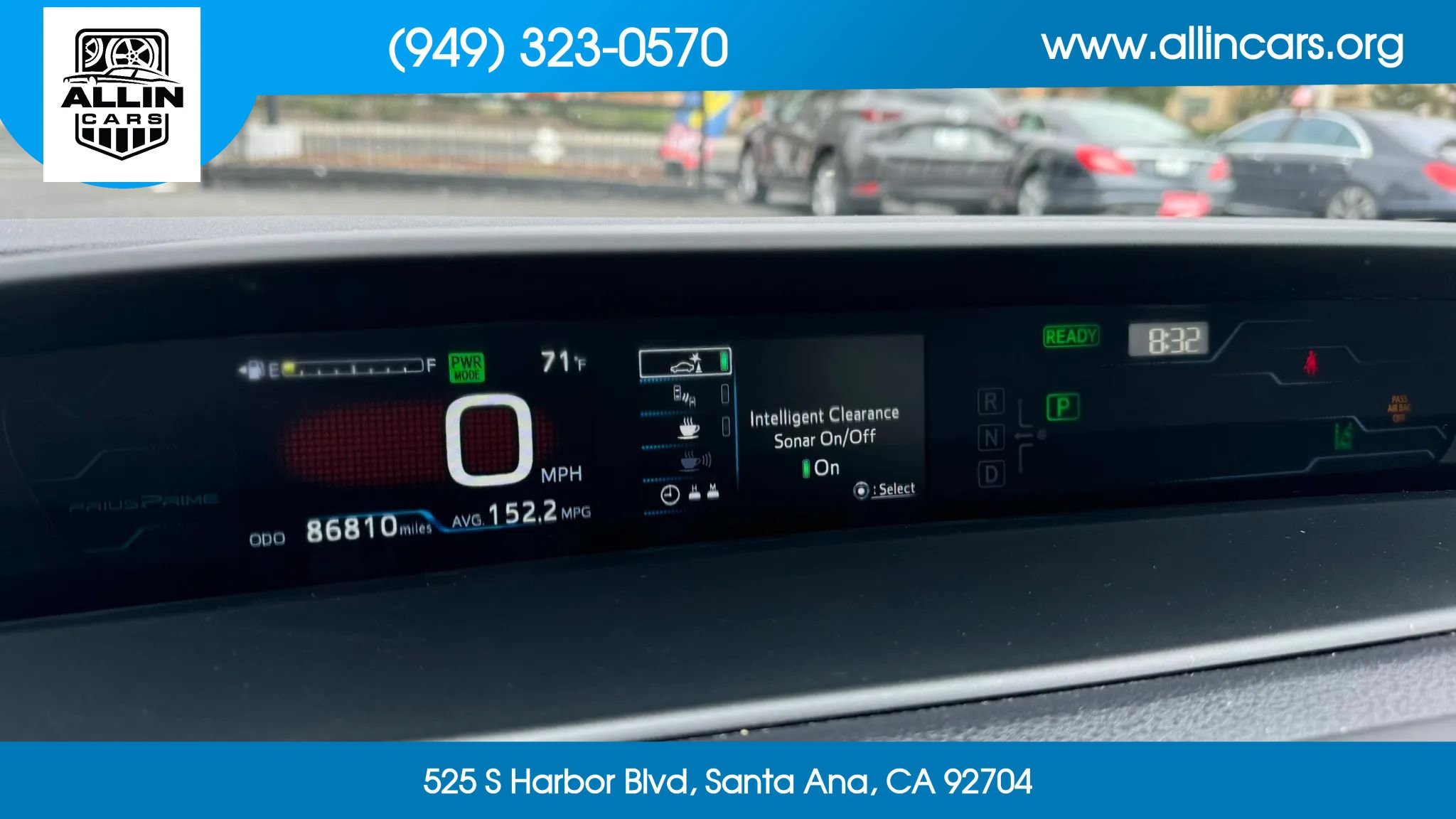 Used 2019 Toyota Prius Prime Advanced w/ Carpet Mat Package FWD image 12
