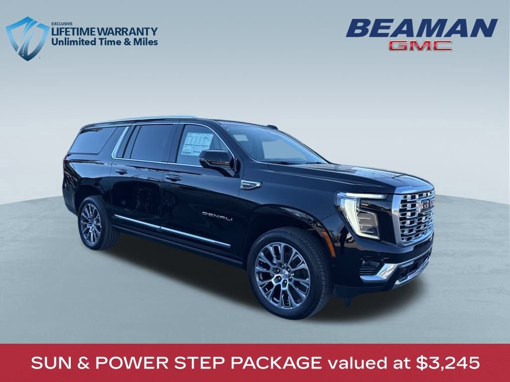 New 2026 GMC Yukon XL Denali w/ Sun & Power Step Package