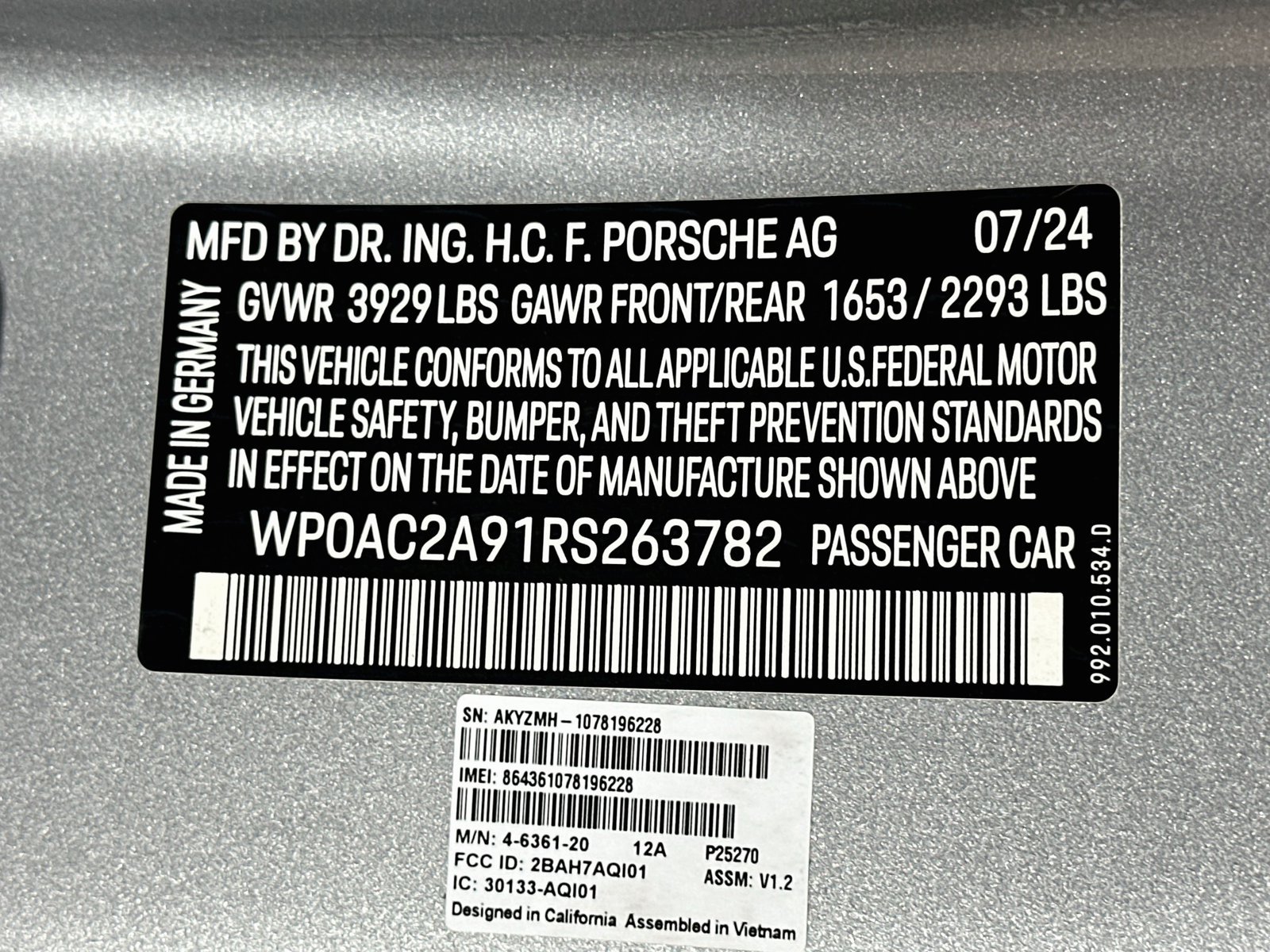 Used 2024 Porsche 911 GT3 RWD image 44