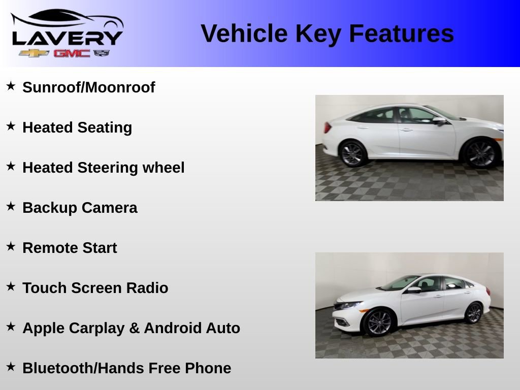 Used 2020 Honda Civic EX image 2