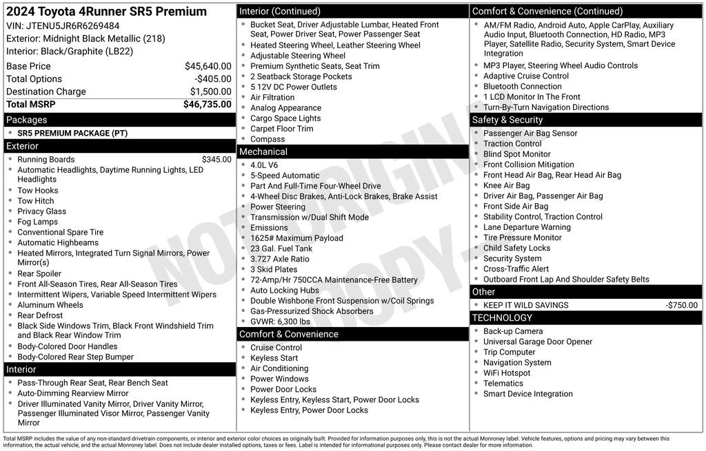 Used 2024 Toyota 4Runner SR5 Premium image 14