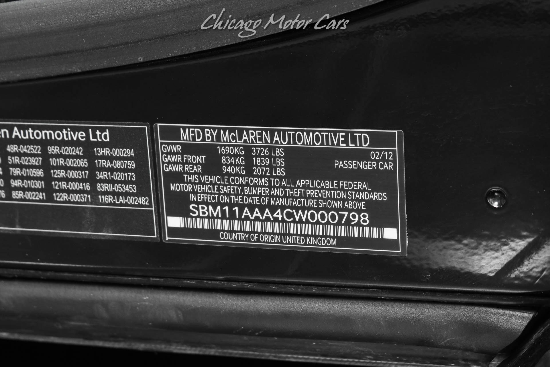Used 2012 McLaren MP4-12C Coupe image 56