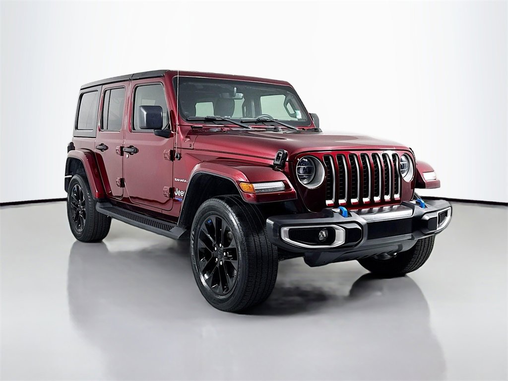 Used 2022 Jeep Wrangler Unlimited Sahara 4xe w/ Cold Weather Group image 3