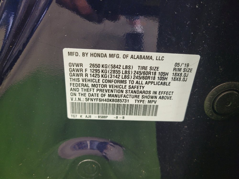 Used 2019 Honda Pilot EX-L image 33