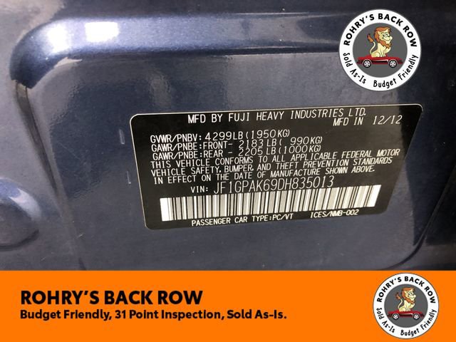 Used 2013 Subaru Impreza 2.0i Limited w/ Popular Pkg 1 image 34