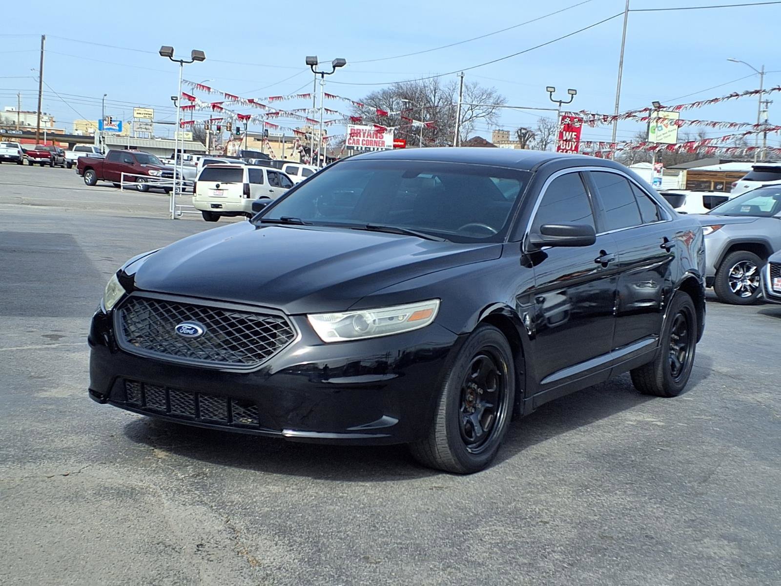 Used 2014 Ford Taurus Police Interceptor AWD w/ 2-tone Vinyl Package #1