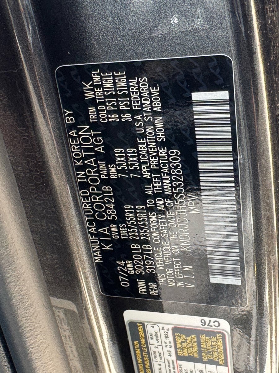 New 2025 Kia Sorento EX w/ EX Panoramic Sunroof Package image 20