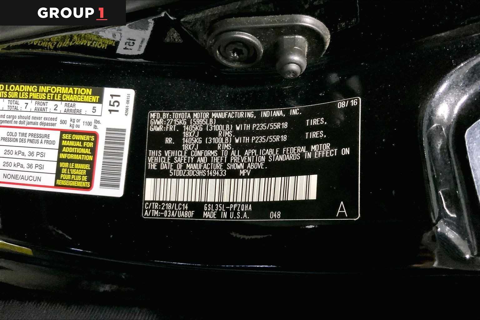 Certified 2017 Toyota Sienna XLE w/ XLE Navigation Package AWD/4WD image 37