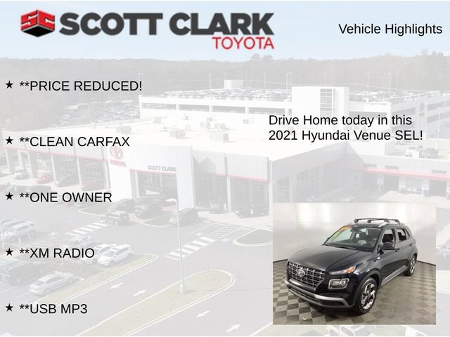 Used 2021 Hyundai Venue SEL w/ Cargo Package FWD image 8