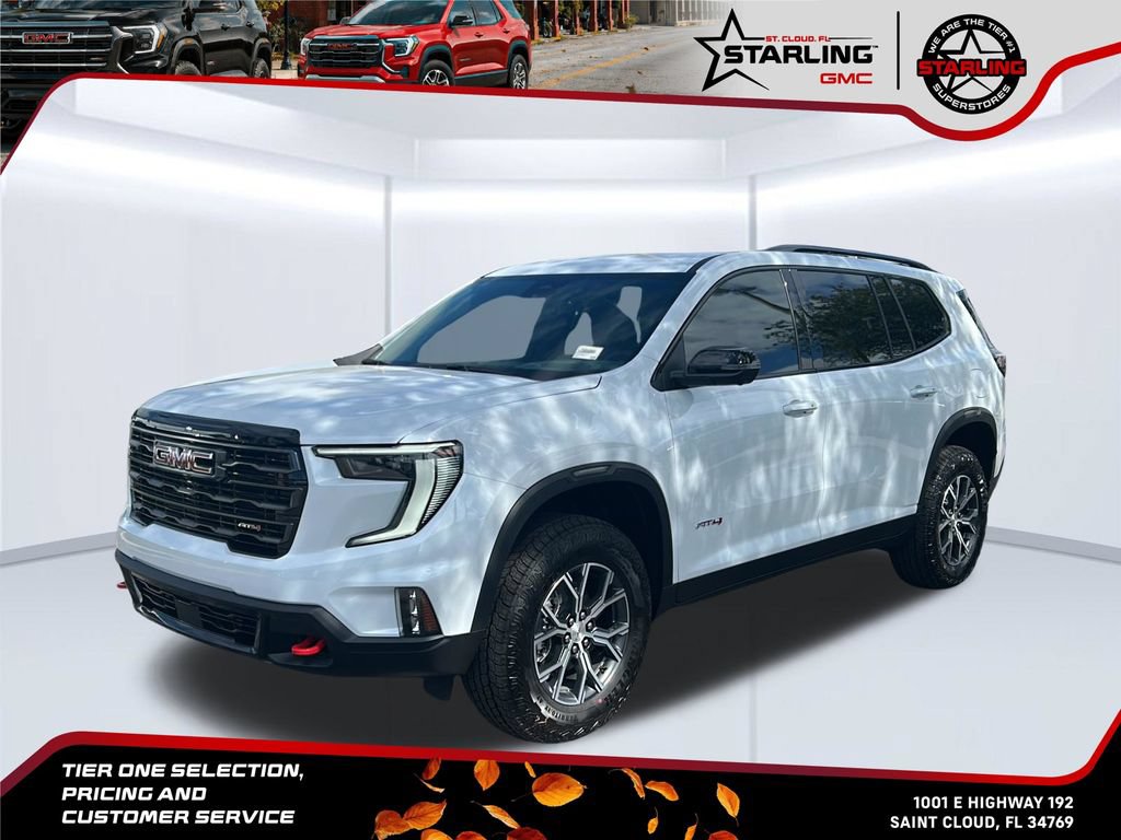 New 2026 GMC Acadia AT4 w/ Luxury Package AWD/4WD 360° Tour