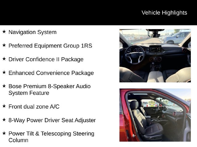 Used 2024 Chevrolet Blazer RS w/ Driver Confidence II Package AWD/4WD image 12