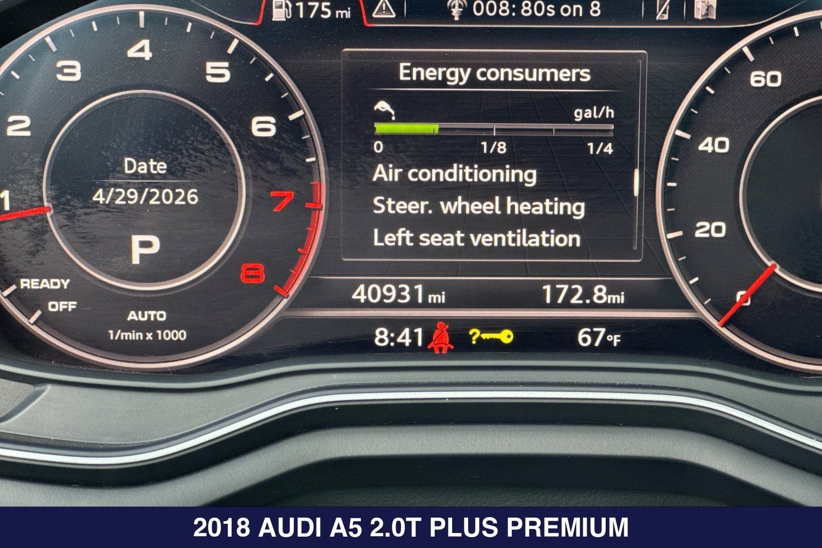 Used 2018 Audi A5 2.0T Premium Plus w/ Premium Plus AWD/4WD image 26