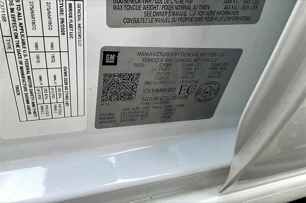 Certified 2020 GMC Sierra 1500 AT4 image 17