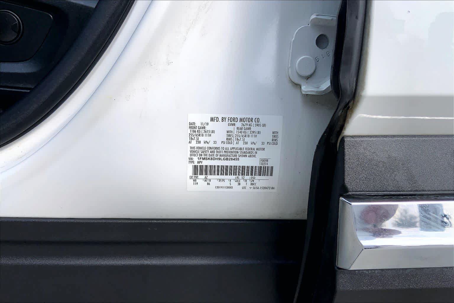 Used 2020 Ford Explorer XLT w/ Comfort Package AWD/4WD image 34