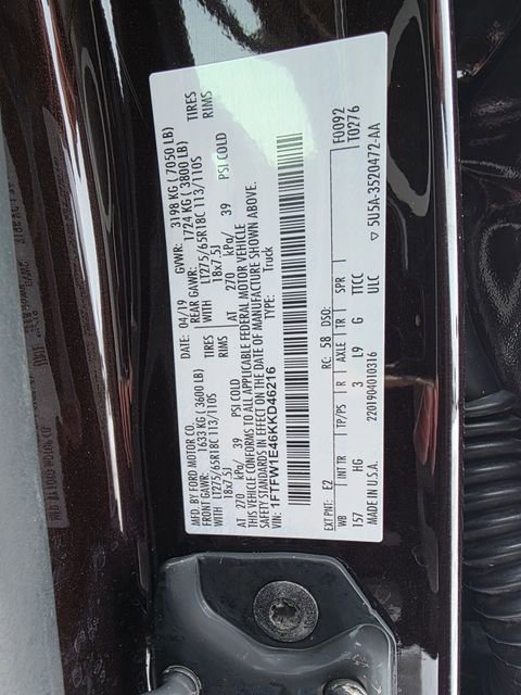 Used 2019 Ford F150 Lariat w/ Equipment Group 502A Luxury image 25