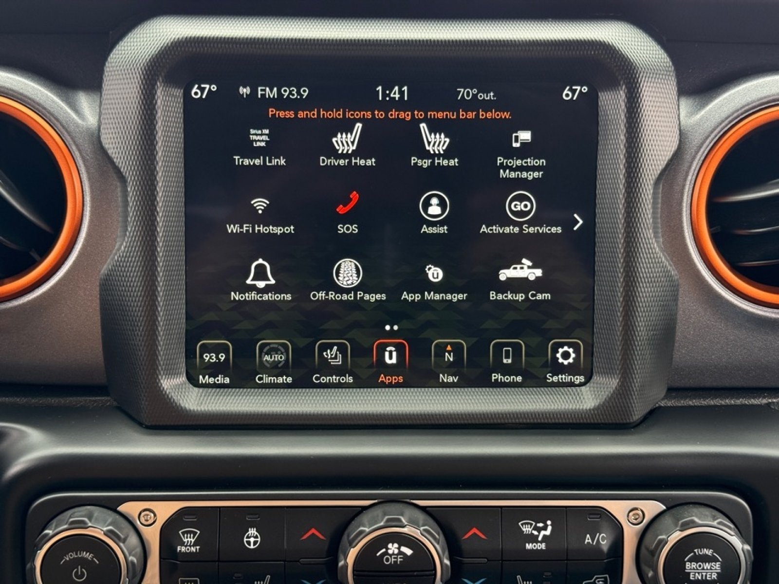 Used 2021 Jeep Gladiator Mojave w/ Uconnect 4C Nav & Sound Group AWD/4WD image 16