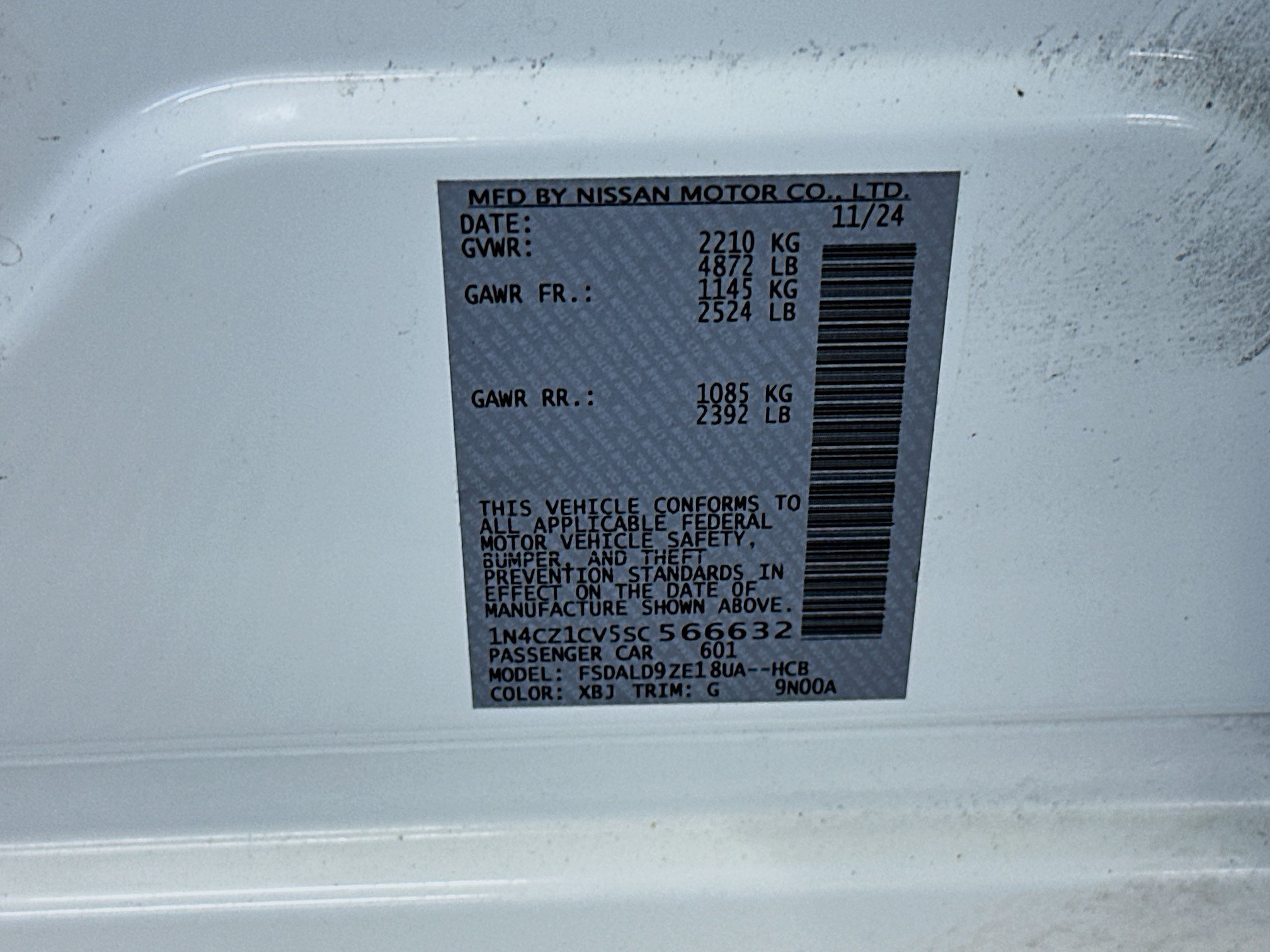 Used 2025 Nissan Leaf SV Plus FWD image 12