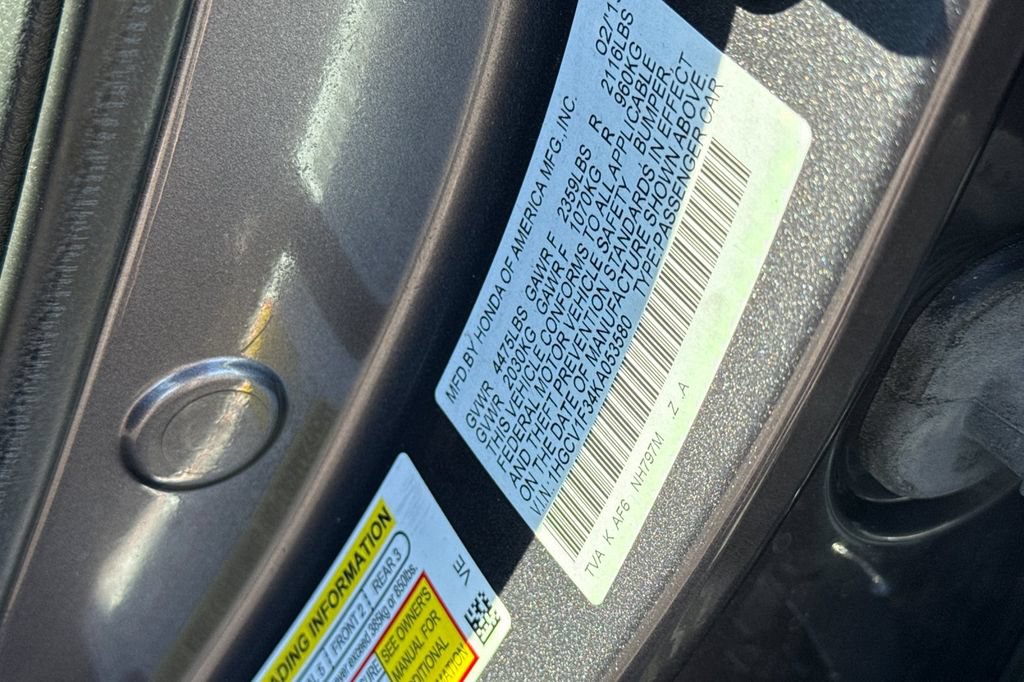 Certified 2019 Honda Accord Sport image 27