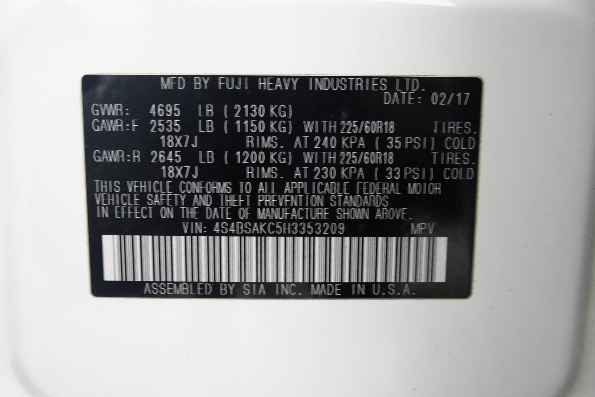 Used 2017 Subaru Outback 2.5i Limited w/ Popular Package #5 image 56