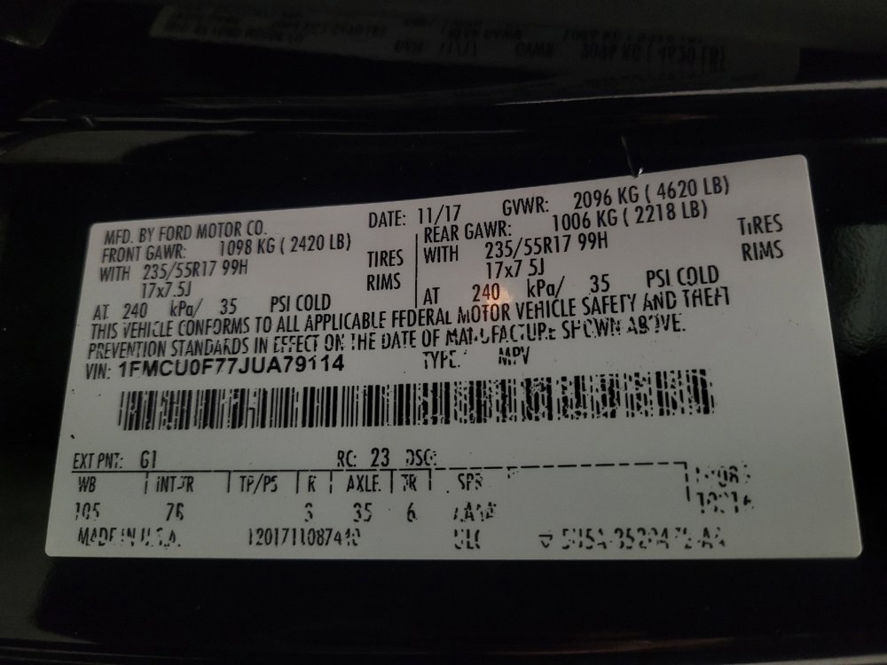 Used 2018 Ford Escape S FWD image 33