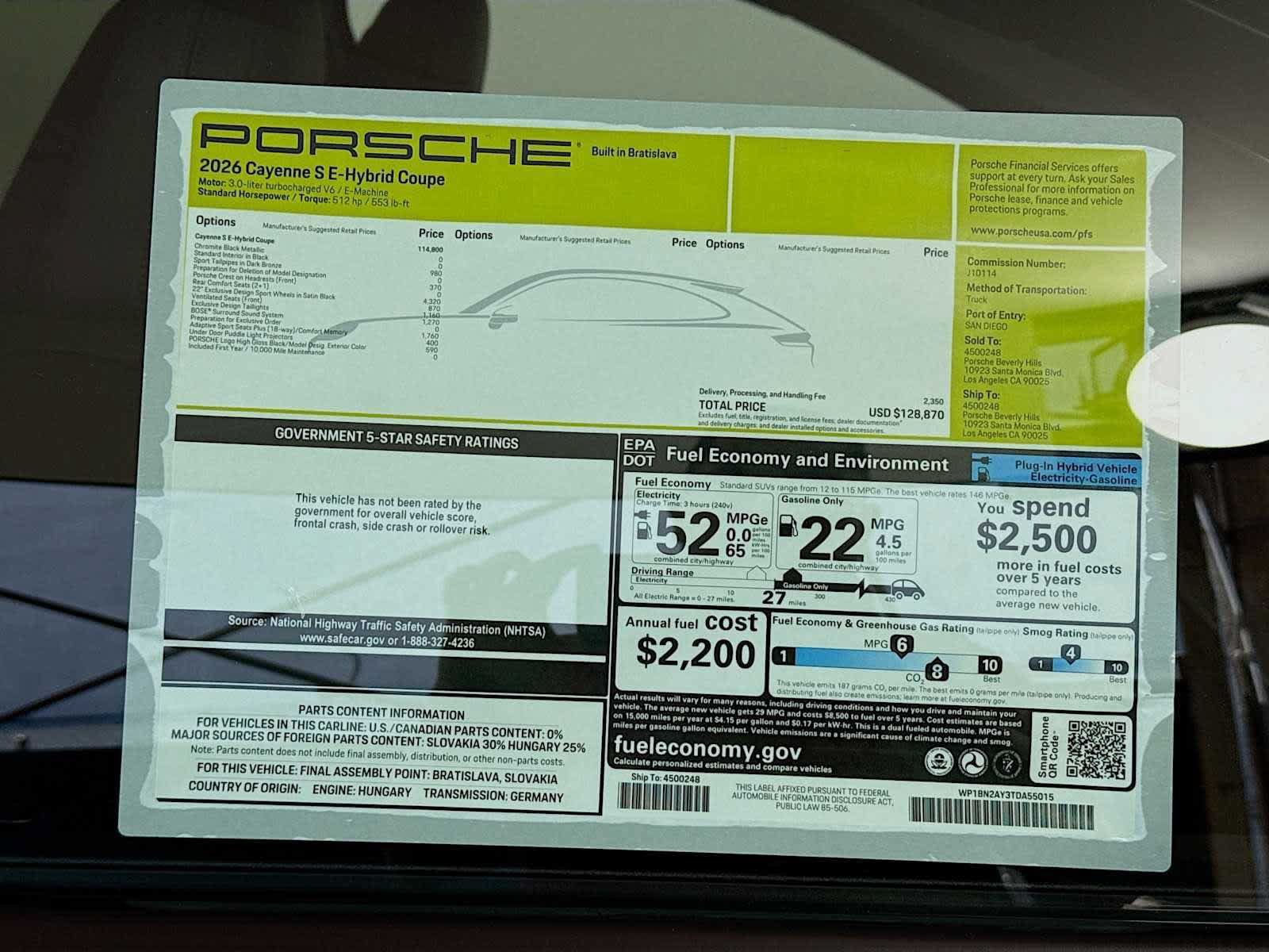 New 2026 Porsche Cayenne S AWD/4WD image 53