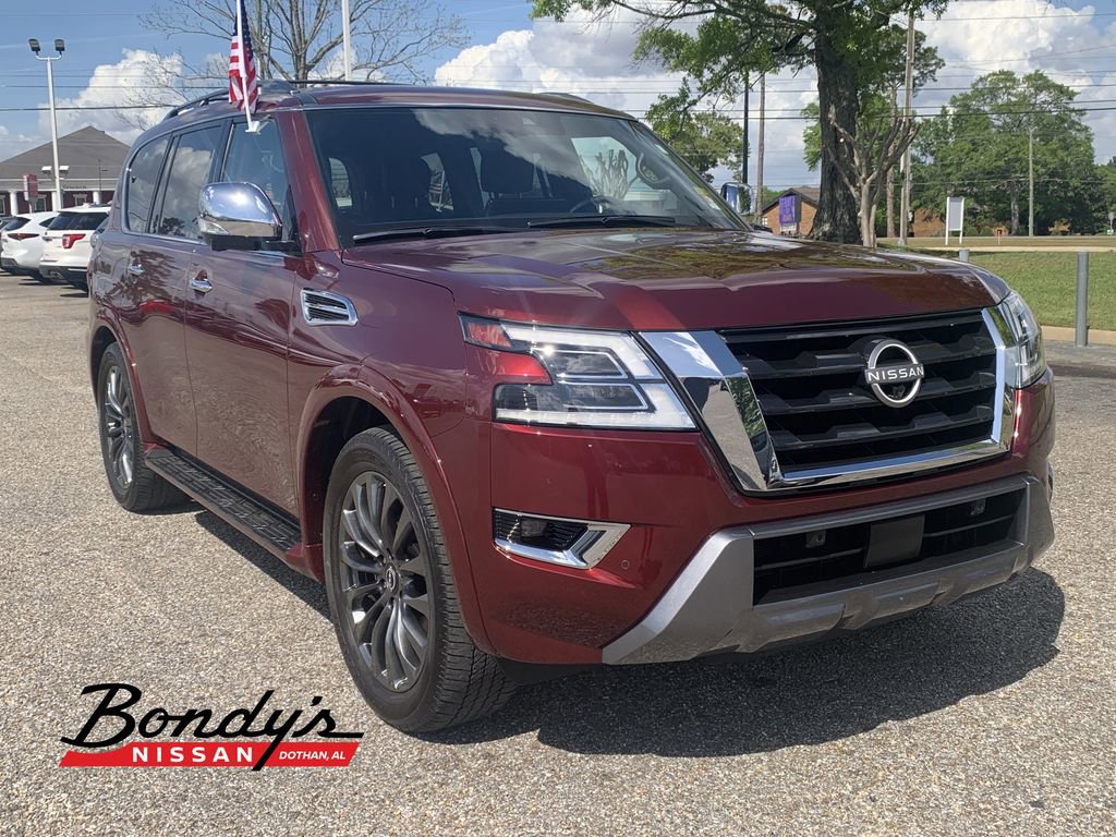 Used 2024 Nissan Armada Platinum w/ Captain's Chairs Package image 1