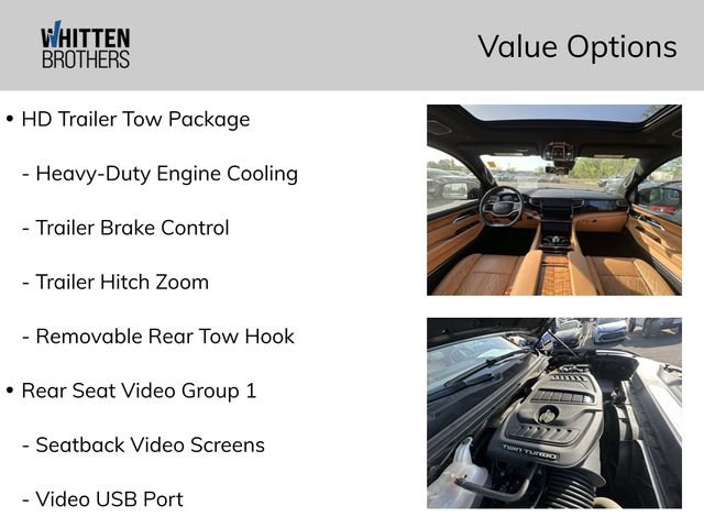 Used 2025 Jeep Grand Wagoneer L Series III w/ Rear Seat Video Group 1 AWD/4WD image 8