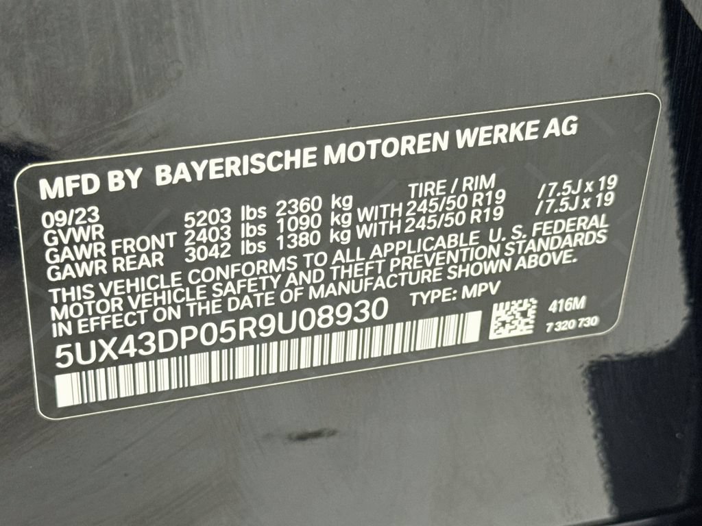 Certified 2024 BMW X3 sDrive30i w/ Premium Package RWD image 34