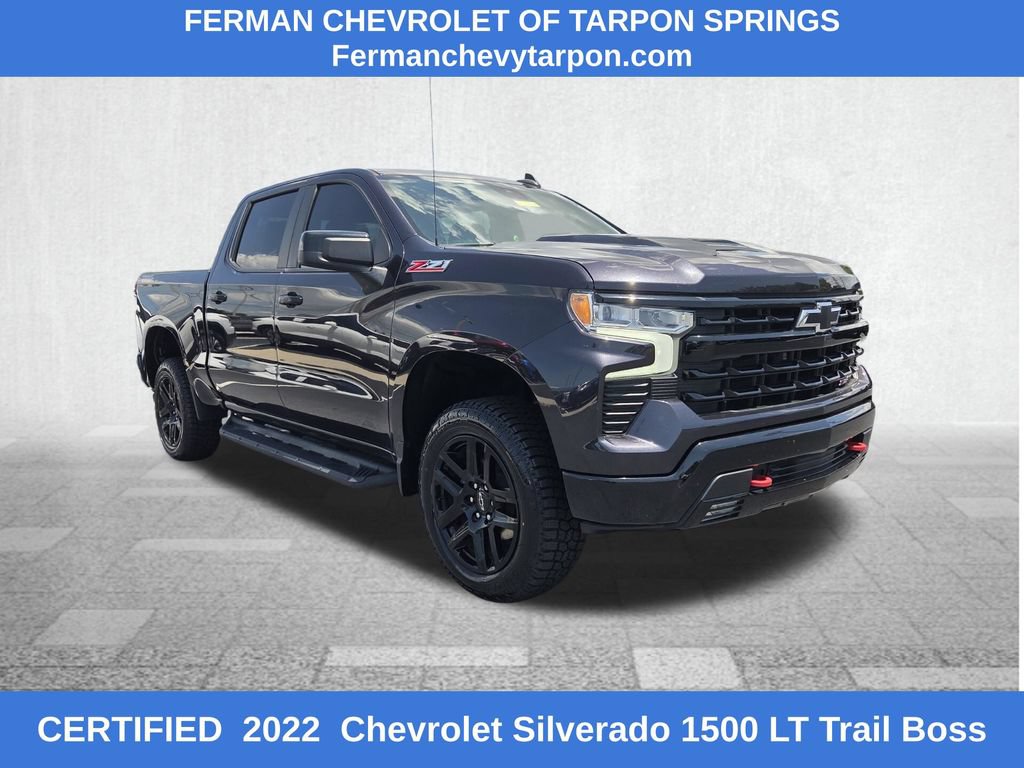 Certified 2022 Chevrolet Silverado 1500 LT Trail Boss AWD/4WD image 1