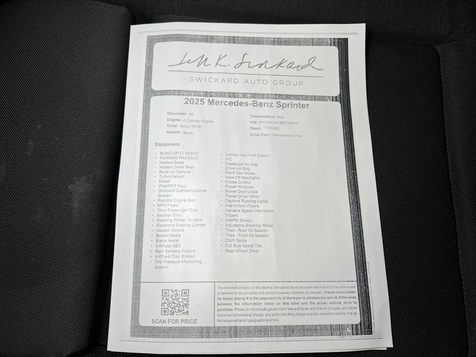 Used 2025 Mercedes-Benz Sprinter 2500 image 40