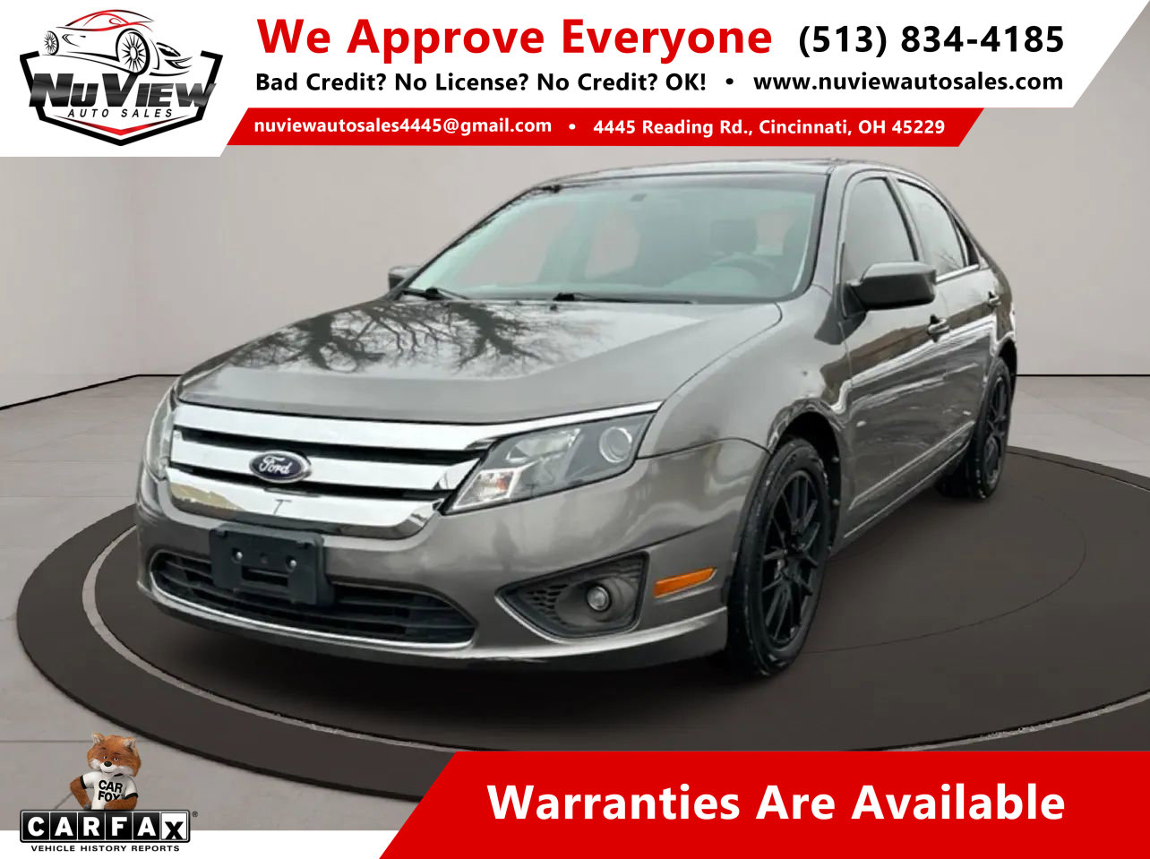 Used 2011 Ford Fusion SE w/ 202A Rapid Spec Order Code