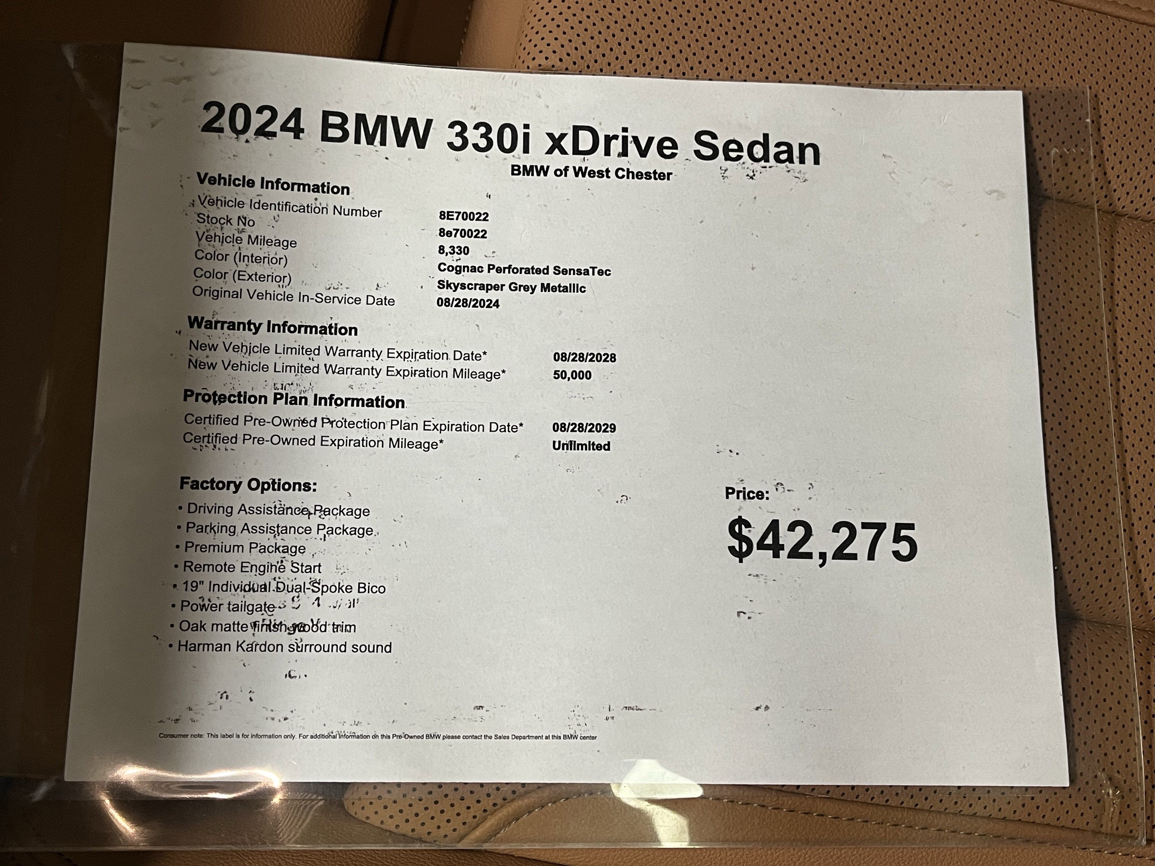 Certified 2024 BMW 330i xDrive Sedan w/ Premium Package image 17